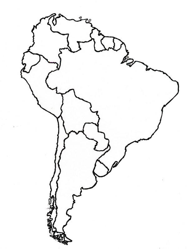 Mapas De América Del Sur Para Colorear Y Descargar Colorear Imágenes 3326