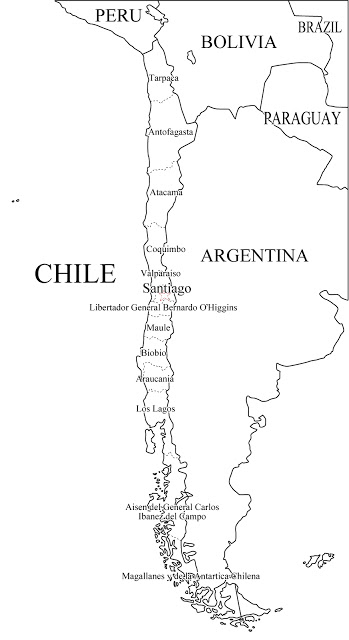 Mapas De Chile Para Colorear Y Descargar Colorear Imágenes
