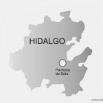 Mapas de Hidalgo con municipios para colorear