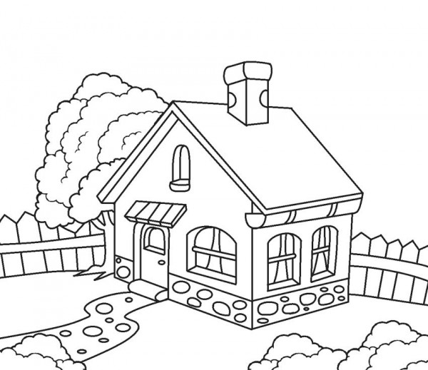 Dibujos de casas, viviendas y hogares para colorear, descargar e imprimir |  Colorear imágenes