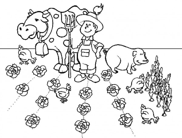 Dibujos de Agricultura para colorear, descargar e imprimir | Colorear  imágenes