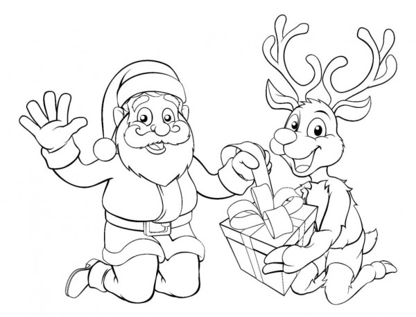 Dibujos Kawaii de Navidad para colorear, descargar e imprimir | Colorear  imágenes