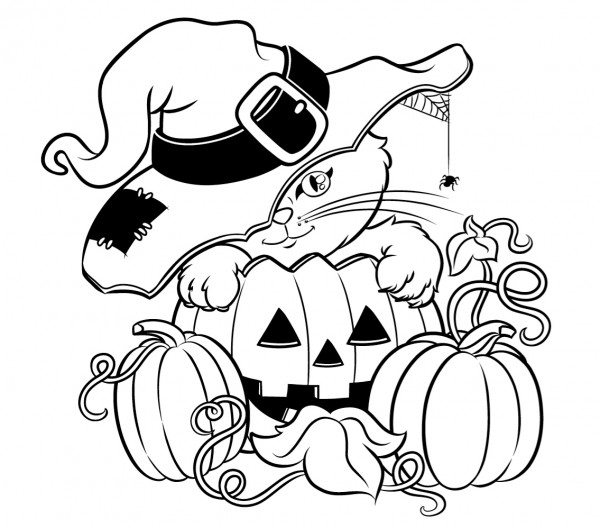 Dibujos de Halloween, 31 de octubre | Colorear imágenes