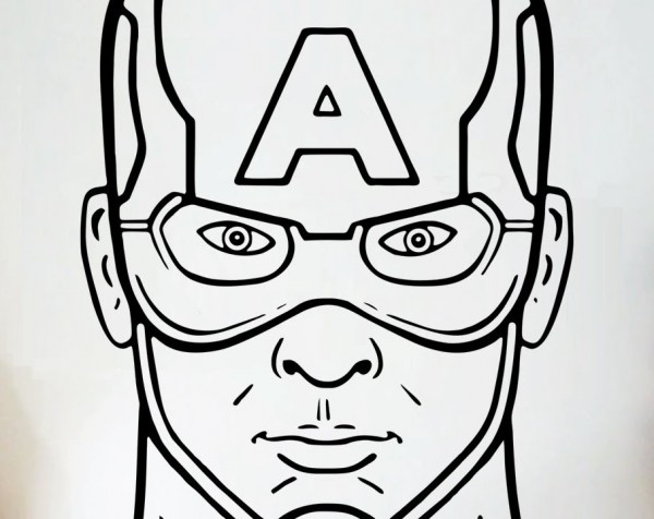 Dibujos de Capitán América para colorear, descargar e imprimir | Colorear  imágenes