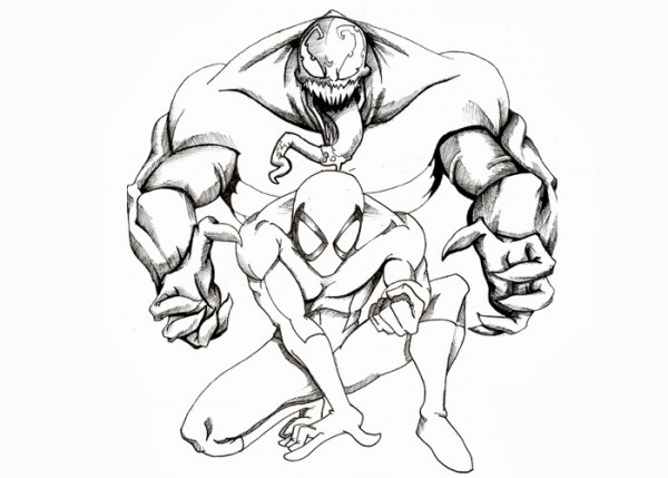 among us venom coloring pages