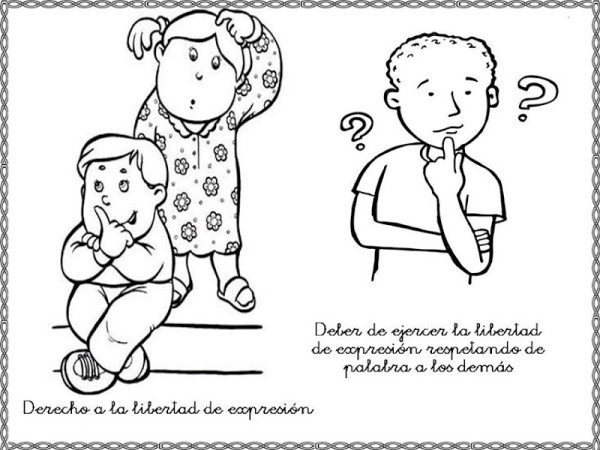 Dibujos de los derechos del niño para colorear, descargar e imprimir |  Colorear imágenes