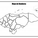 Mapas de Honduras para colorear