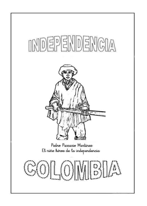 Dibujos del día de la Independencia de Colombia, 20 de julio | Colorear  imágenes
