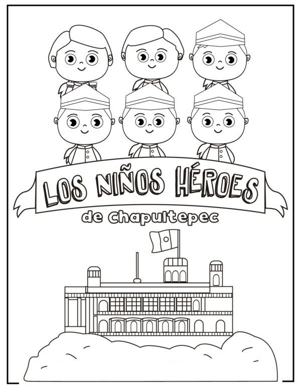 Dibujos de Los Niños Heroes para colorear, descargar e imprimir | Colorear  imágenes
