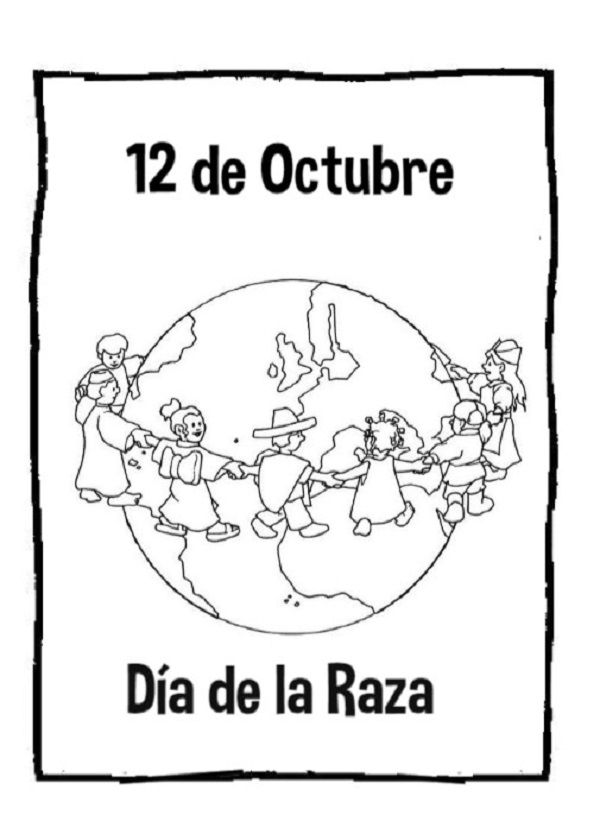 Dibujos del día de la Raza, 12 de octubre | Colorear imágenes