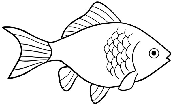 Dibujos de peces para colorear, descargar e imprimir | Colorear imágenes