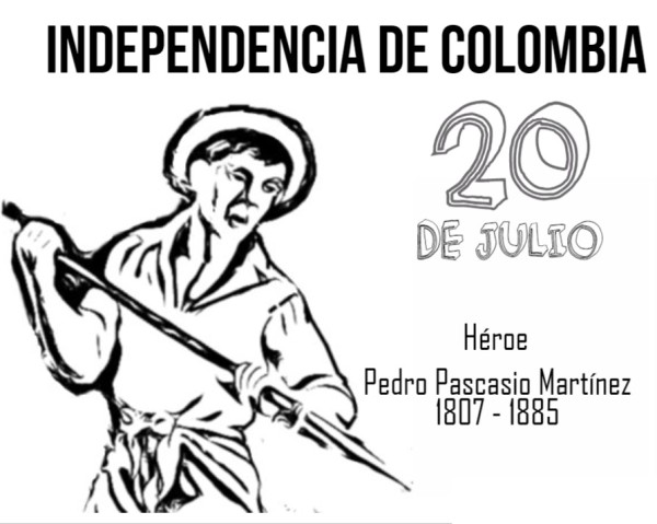 Dibujos del día de la Independencia de Colombia, 20 de julio | Colorear  imágenes