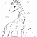 Dibujos de jirafas para colorear, descargar e imprimir
