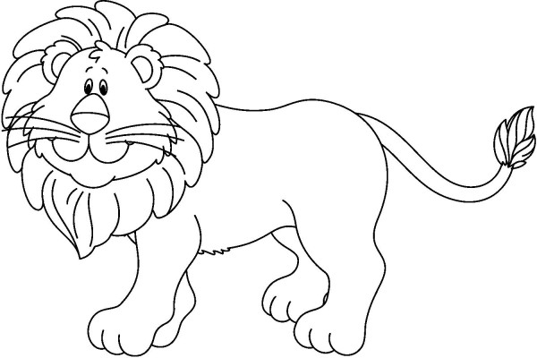 Dibujos de leones para colorear, descargar e imprimir | Colorear imágenes