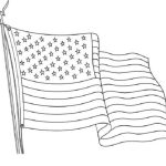 Dibujos de la bandera de Estados Unidos para colorear, descargar e imprimir