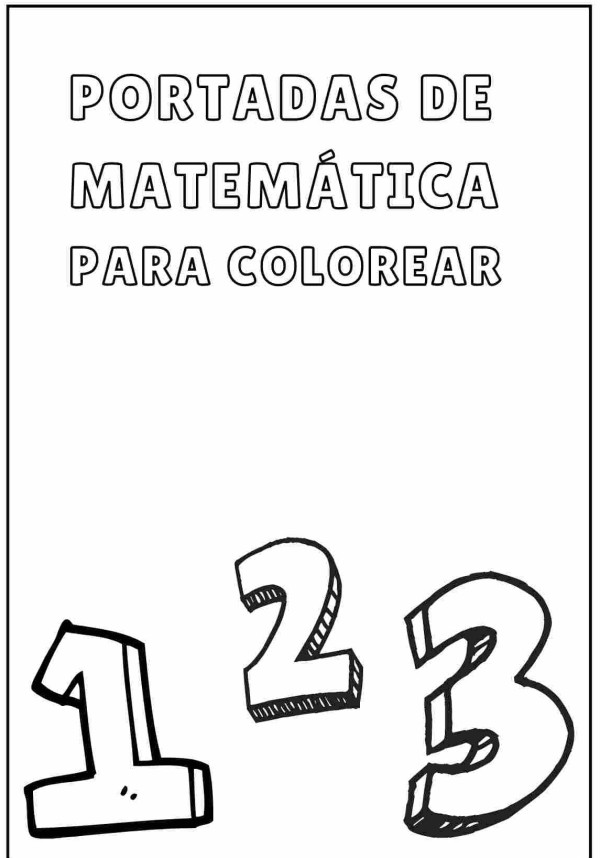 portadas-de-matematicas-para-colorear-2 | Colorear imágenes