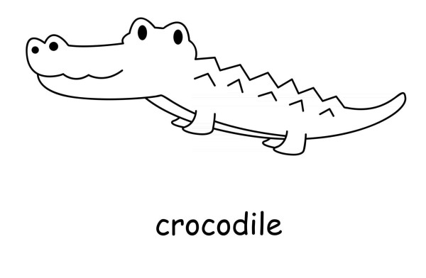 Detalle 47+ imagen dibujos fáciles de cocodrilos 