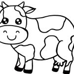 Dibujos de vacas para colorear, descargar e imprimir