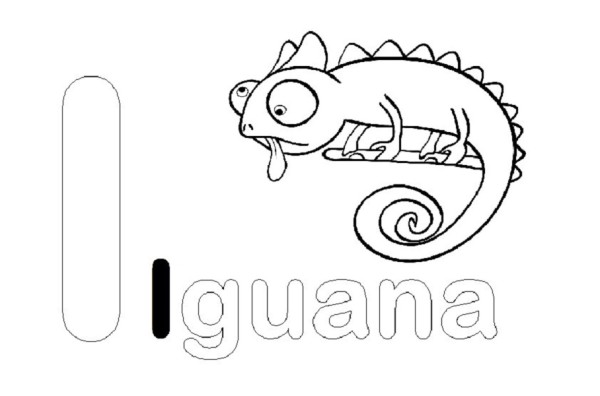 Dibujos de iguanas para colorear, descargar e imprimir | Colorear imágenes