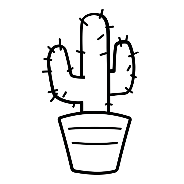 Dibujos de cactus para colorear, descargar e imprimir | Colorear imágenes
