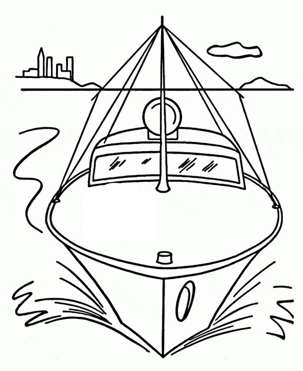Dibujos de barcos para colorear, descargar e imprimir | Colorear imágenes