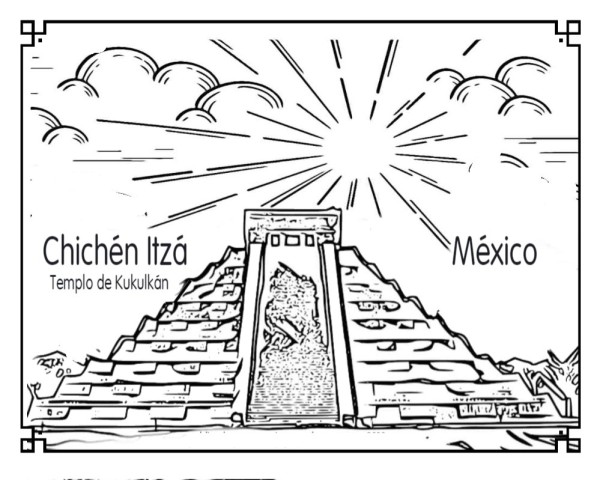 Dibujos de México para colorear, descargar e imprimir | Colorear imágenes