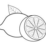 Dibujos de limones para colorear, descargar e imprimir