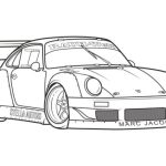 Dibujos de Porsche para colorear, descargar e imprimir