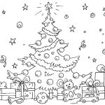 Dibujos de árboles navideños para colorear, descargar e imprimir