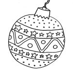 Dibujos de bolas de navidad para colorear, descargar e imprimir