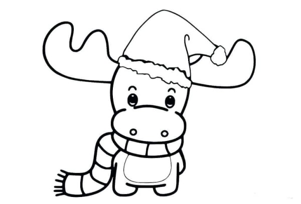 Dibujos de renos de navidad para colorear, descargar e imprimir | Colorear  imágenes
