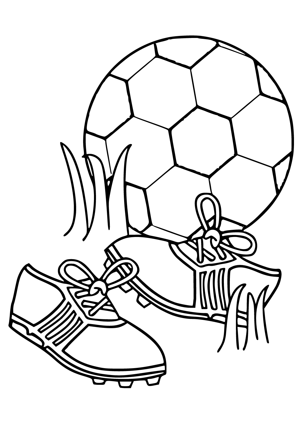 Dibujos de fútbol para colorear, descargar e imprimir | Colorear imágenes