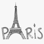 Dibujos para colorear de la Torre Eiffel