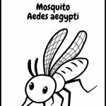 El Dengue – Dibujos infantiles para imprimir y colorear