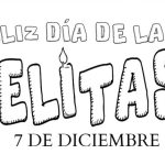 Noche de las Velitas: Dibujos y carteles para pintar el 7 de diciembre